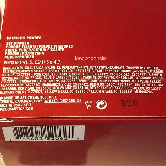 MAC PatrickStarrr Patrick’s Powder Holiday BNIB - Picture 4 of 4